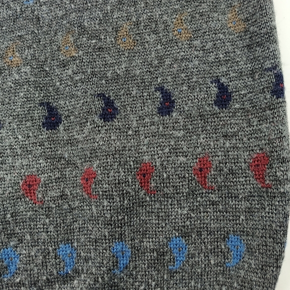 Boundary Waters Sweater Vest Mens Medium 45% Wool Pullover Made in Italy Vintage - Picture 10 of 10